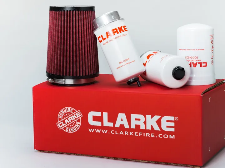 Filtros originales Clarke del kit de mantenimiento anual
