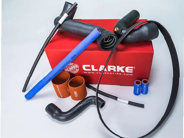Mangueras, correas y ánodos del kit complementario de Clarke